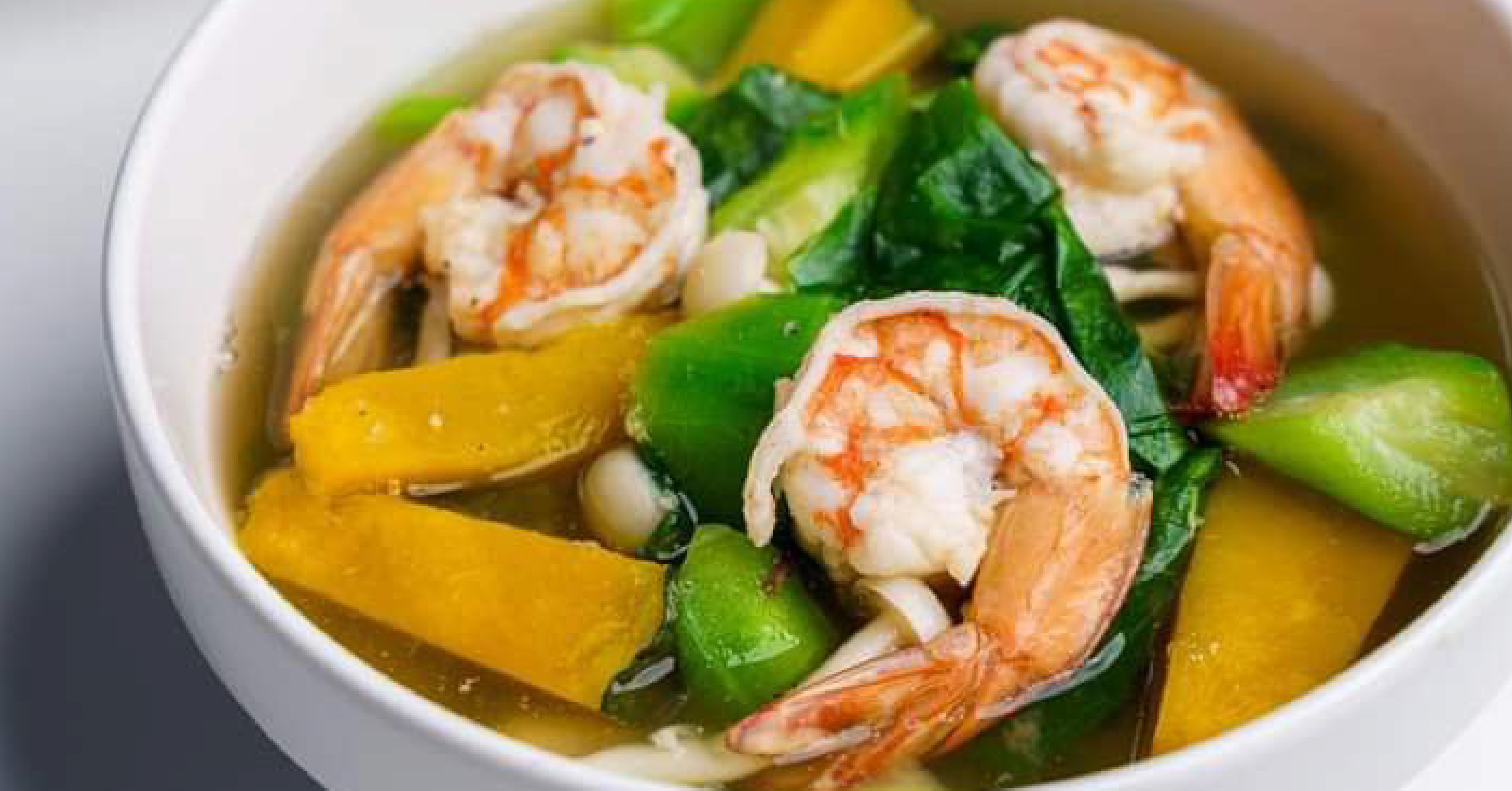 7. แกงเลียงกุ้งสด